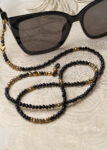 Cord for glasses - Black Gold