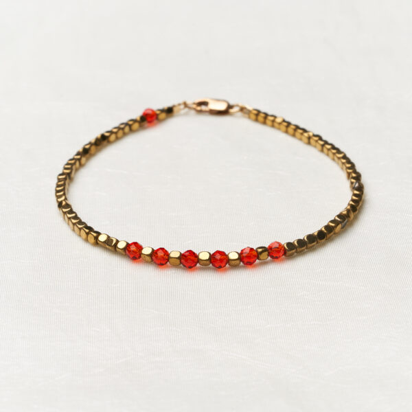 Bracelet Minimal - Hot Red