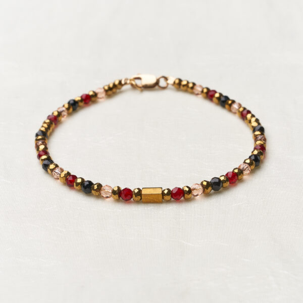 Bracelet Royal - Red / Black / Blush